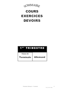 TES-L-S-allemand - COURS EXERCICES DEVOIRS