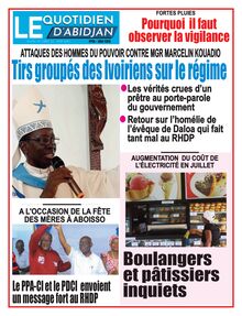 Le Quotidien d Abidjan n°4382 - du lundi 12 juin 2023