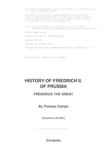 History of Friedrich II of Prussia — Volume 02