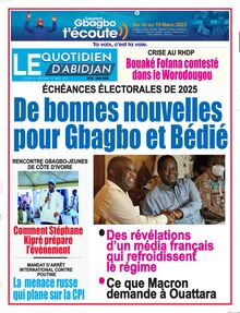 Le Quotidien d Abidjan n°4328 - du mercredi 22 mars 2023