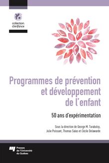 Programmes de prévention et développement de l'enfant : 50 ans d'expérimentation
