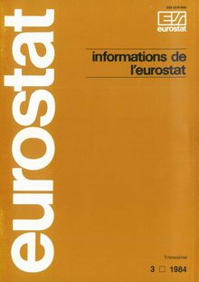 Informations de l eurostat. Trimestriel 3/1984