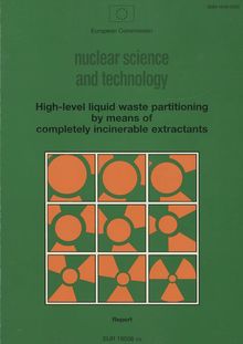 High-level liquid waste partitioning by means of completely incinerable extractants