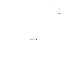 Partition de violon, violon Sonata No.1, A minor, Bloch, Ernest