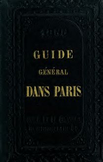 Guide générale dans Paris