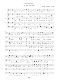 Partition Score (SATTB), Venus-Kränzlein, Venus Kräntzlein, Schein, Johann Hermann