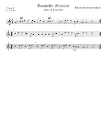 Partition viole de gambe aigue 2, Banchetto Musicale, Schein, Johann Hermann par Johann Hermann Schein