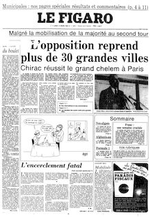 Le Figaro du 14 mars 1983