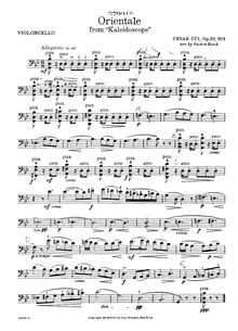 Partition violoncelle, Kaleidoscope, 24 morceaux pour violin et piano