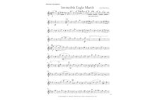 Partition baryton Saxophone (E♭), pour Invincible Eagle, D major/G major