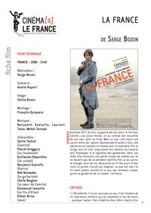 La France de Bozon Serge