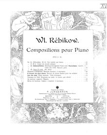 Partition complète, Dans la forêt, Op.43, Rebikov, Vladimir