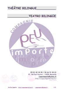 Cie Peu Importe http: ciepeuimporte free fr fr