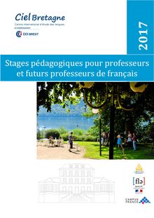 Stage professeurs de français FLE 2017