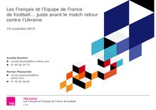 TNS Sofres : Les Français et l'équipe de France de football - juste avant le match France-Ukraine
