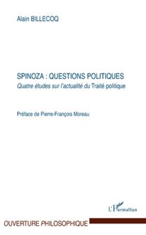Spinoza : questions politiques