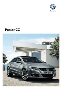Catalogue Passat CC de Volkswagen