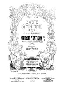 Partition complète, Symphony No.2 en C minor, C minor, Bruckner, Anton