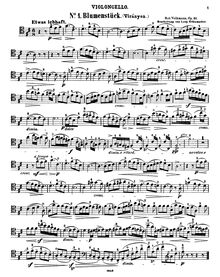 Partition de violoncelle, Visegrád - 12 musikalische Dichtungen