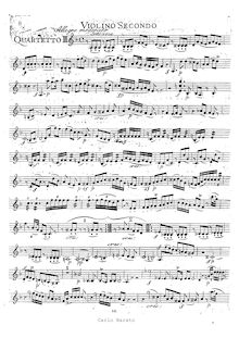 Partition violon 2, corde quatuor No.15, D minor, Mozart, Wolfgang Amadeus par Wolfgang Amadeus Mozart