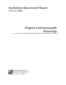 VCU 2002 Benchmark Report--from NSSE