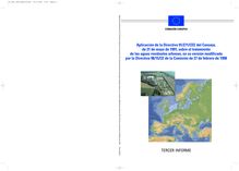Aplicación de la Directiva 91/271/CEE deI Consejo, de 21 de mayo de 1991, sobre el tratamiento de las aguas residuales urbanas, en su versión modificada por la Directiva 98/15/CE de la Comisión de27 de febrero de 1998