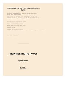 The Prince and the Pauper, Part 9.