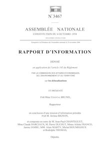 Rapport d'information déposé par la Commission des affaires économiques, de l'environnement et du territoire sur les délocalisations