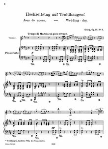 Partition de piano, lyrique pièces, Op.65, Grieg, Edvard par Edvard Grieg