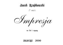 Partition complète, Impresja, Rządkowski, Jacek