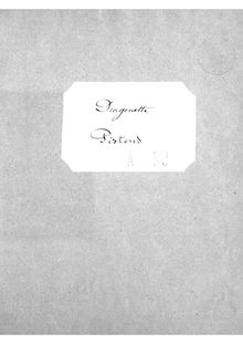 Partition Cornet 1/2 (A, B♭), Dragonette, Offenbach, Jacques
