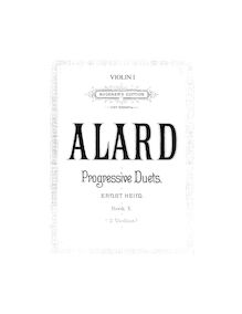 Partition parties complètes, Progressive duos, Op.23, 3 Duos faciles par Jean Delphin Alard