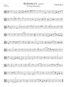Partition ténor viole de gambe, alto clef, Gradualia II, Gradualia: seu cantionum sacrarum, liber secundus