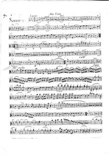 Partition altos, Symphonie No.2, E♭ major, Gossec, François Joseph