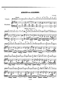 Partition , Adagio et I, Tempo di Gavotta: Allegro - partition de piano, 12 violon sonates, Op.5
