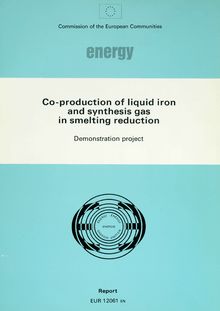 Co-production of liquid iron and synthesis gas in smelting reduction