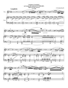 Partition complète, Fantasy et Variations on themes from Verdi s Il Corsaro