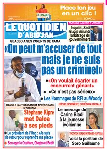 Le Quotidien d’Abidjan n°4018 - du Mardi 29 juin 2021