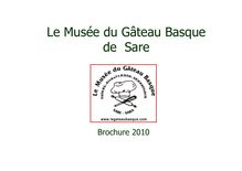 Brochure Mus-e du G-teau Basque 2009