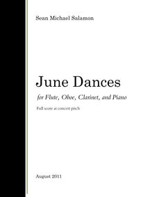 Partition complète, June Dances, Salamon, Sean Michael