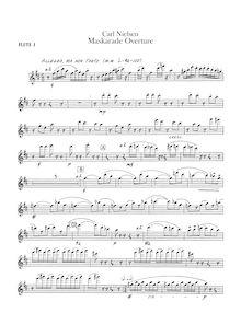 Partition flûte 1, 2, 3 (doubling Piccolo), Masquerade, Maskarade