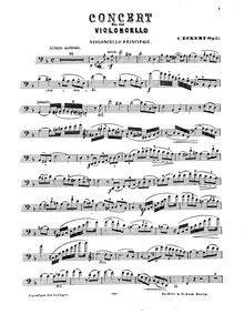 Partition de violoncelle, violoncelle Concerto, Op.26
