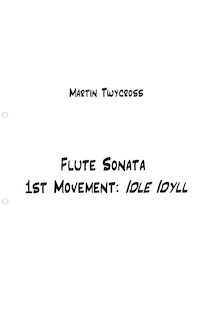 Partition complète, flûte Sonata, Twycross, Martin