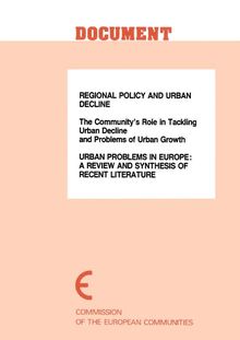 Regional policy and urban decline