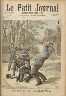 LE PETIT JOURNAL SUPPLEMENT ILLUSTRE  N° 35 du 25 juillet 1891