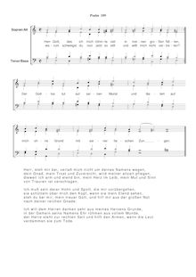 Partition Ps.109: Herr Gott, deß ich mich rühmte viel, SWV 207, Becker Psalter, Op.5