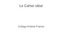 Le Cahier idéal PDF