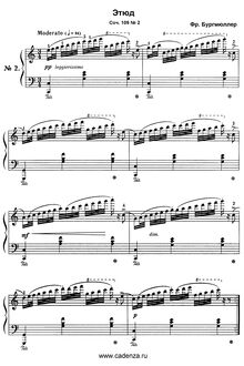 Partition , Les Perles, 18 Etudes, Op.109, Burgmüller, Friedrich