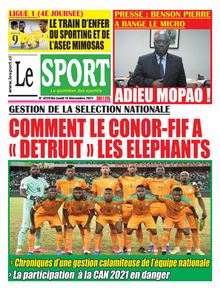 Le Sport n°4720 - du lundi 13 décembre 2021