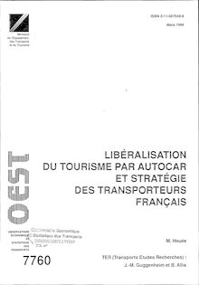 Libéralisation du tourisme par autocar et stratégie des transporteurs français.